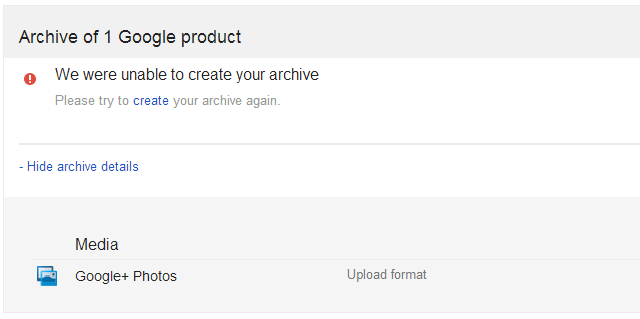 Detalii-google-Takeout-eșuează