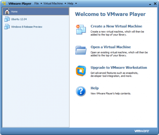 VMWare Player pe Windows