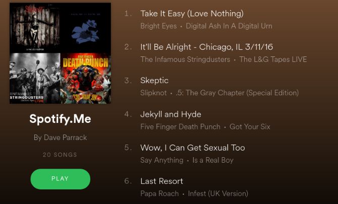 Spotify-ul meu. Lista mea de redare