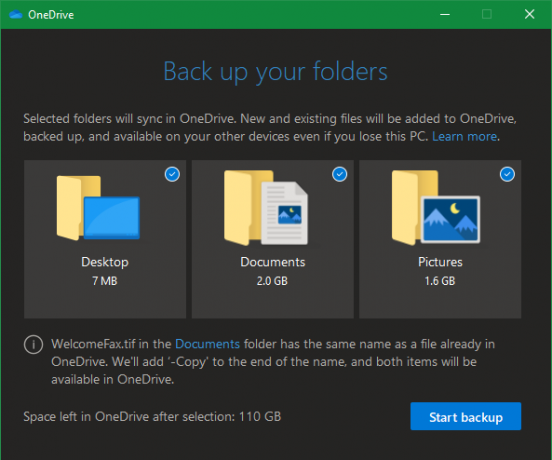 Dosare de rezervă OneDrive