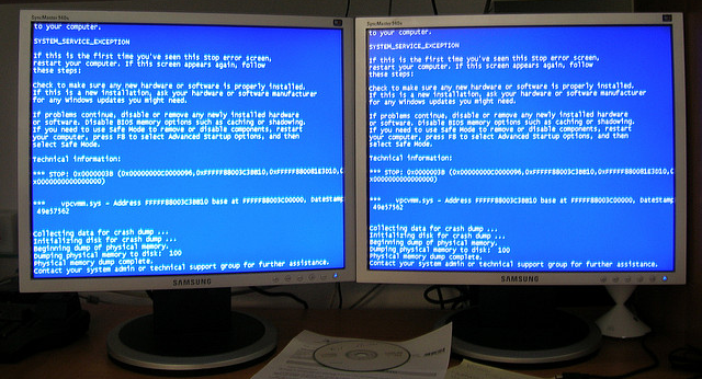 Dual-monitor de accident