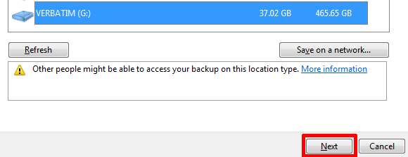 backup și restaurare Windows