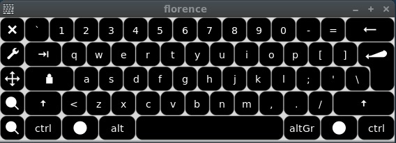 tastatura florence pe ecran