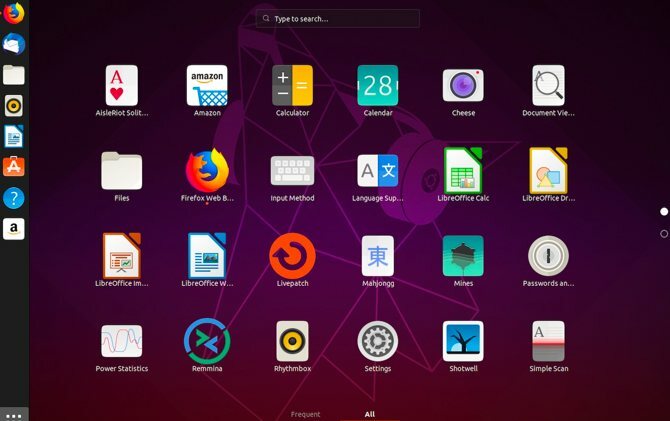 Interfață desktop Ubuntu