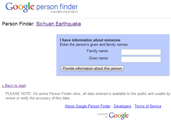 Cum să folosești Google Person Finder pentru a localiza persoanele dragi după un dezastru googlepersonfinder5