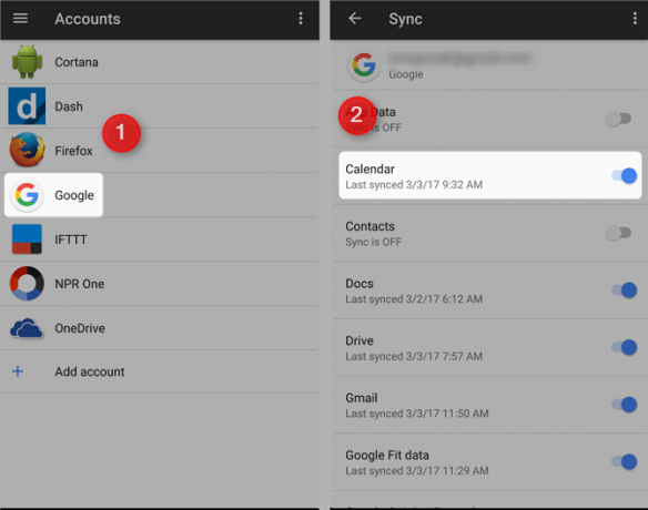 7 Servicii gratuite Google care vă costă viața bateriei și confidențialitatea dezactivează sincronizarea Google Calendar 1