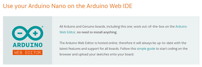 idee web arduino