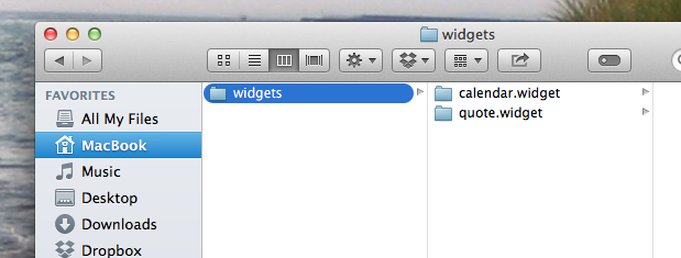 Übersicht-widget-folder