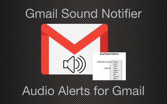 primiți o notificare audio când primiți un nou e-mail în gmail