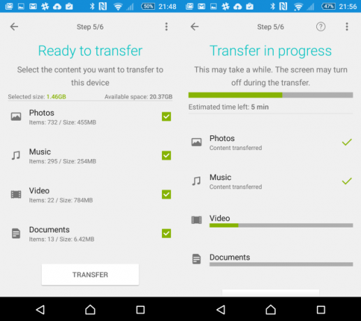 Muo-android-xperiatransfer-mobil transfer