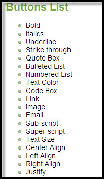 bara de instrumente pentru formatarea textului