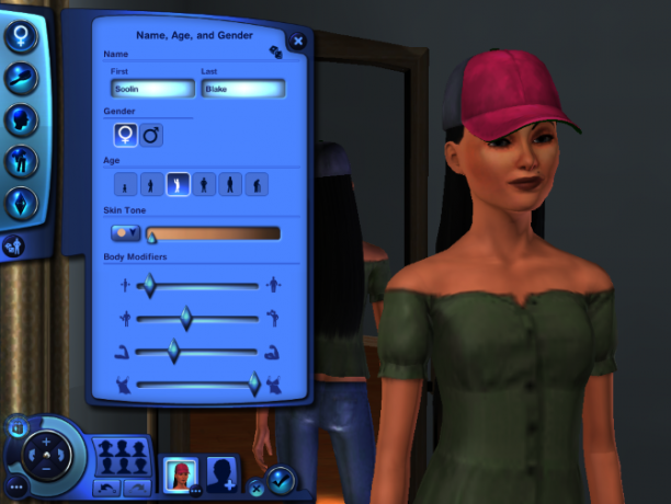 Create-a-Sim în The Sims 3