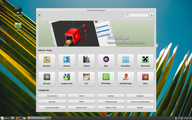 de ce Linux Mint? - cel mai bun manager de software