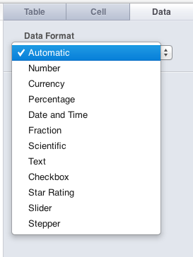 IWork pentru numere iCloud