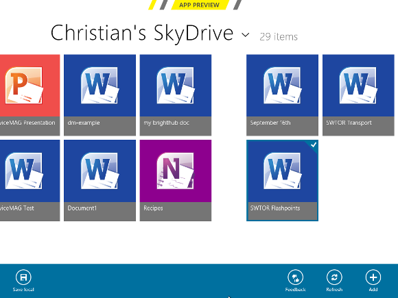 Descărcați imagini din cloud SkyDrive în Windows 8