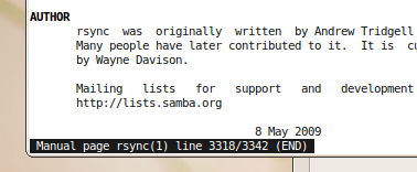 configurație linux rsync