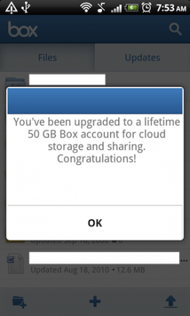 Box.net oferă 50GB upgrade de viață pentru toți utilizatorii Android [Actualizare] Box net Android Upgrade