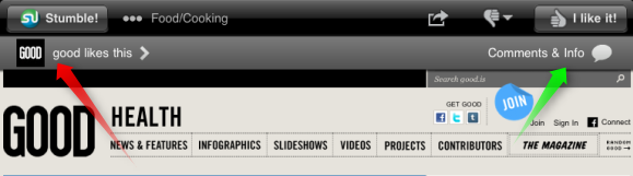 Descoperiți site-uri web cool pe iPad cu noua aplicație iPad StumbleUpon pentru iPad 2011 08 11 14h45 12