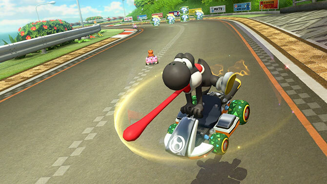 mario kart 8 deluxe yoshi