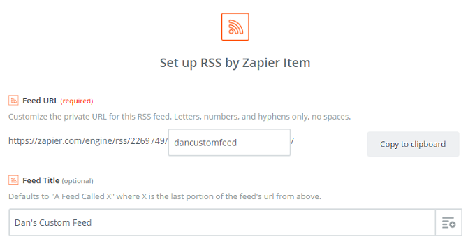 rss de zapier dan feed