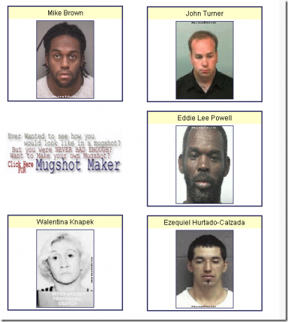 site-uri web mugshot