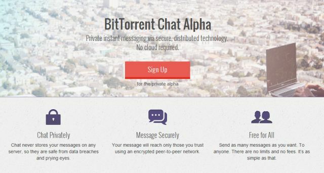 BitTorrent-chat-Alpha-Sign-up