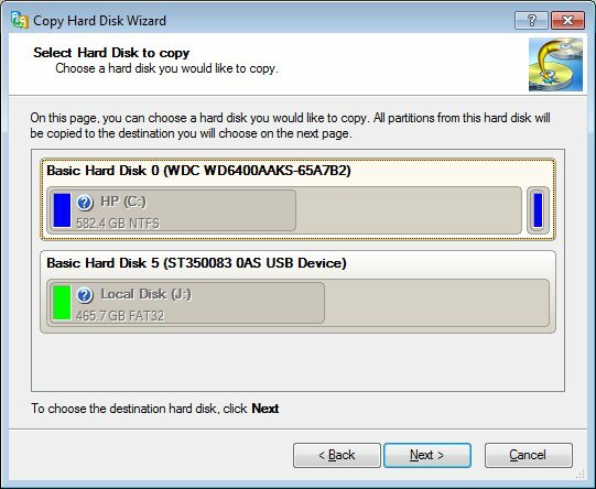 Clonarea simplificată cu Paragon Drive Copy 10 [MakeUseOf Giveaway] pasul 2