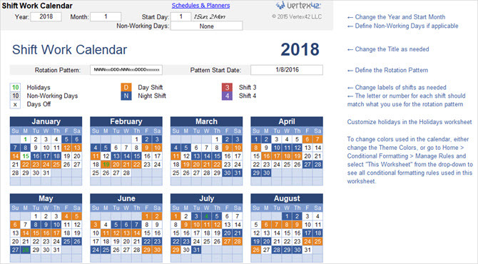 cele mai bune modele de calendar pentru birou microsoft