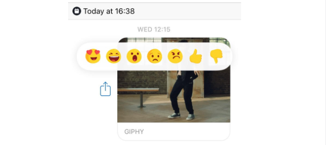 reacții în chat