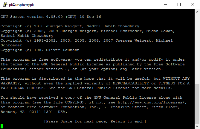 Terminal de ecran GNU Introducere licențiere