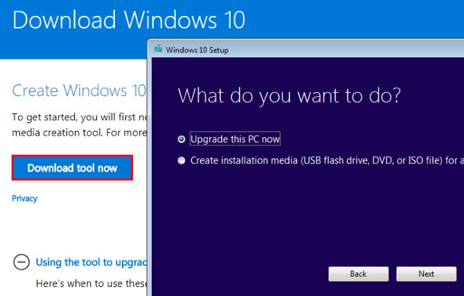 upgrade Windows 10 downgrade windows 8 7 instrucțiuni