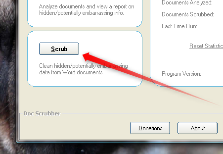 Cum să scorriți metadatele din documente Word [Windows] scrub docscrubber