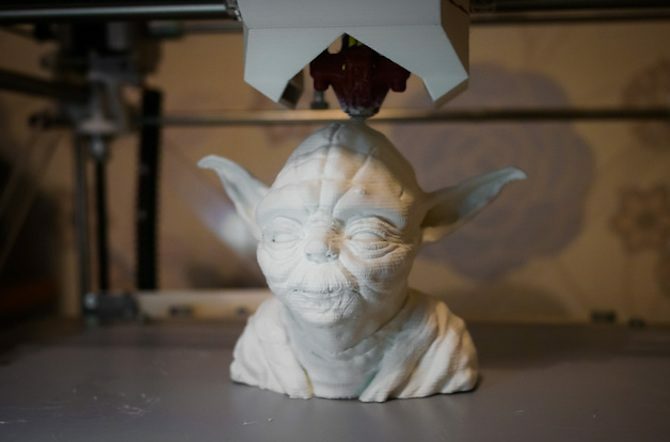 3D print star war recuzită yoda bust