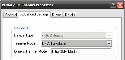 Verificați-vă modul de transfer IDE Pentru a face computerul dvs. Modul ultradma mai rapid