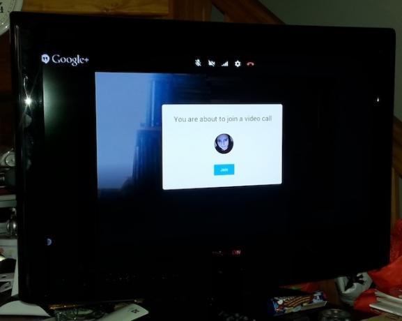 Hangout via Chromecast