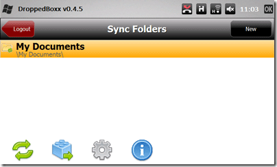 DroppedBoxx - Clientul Dropbox neoficial pentru Windows Mobile db8