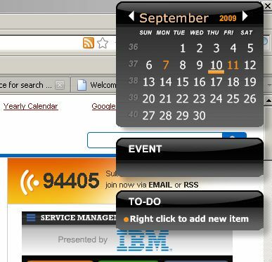 calendar desktop transparent gratuit