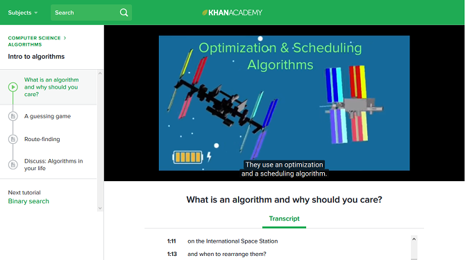 Cele 11 cele mai bune site-uri pentru cursuri online gratuite de programare pe calculator khanacademy