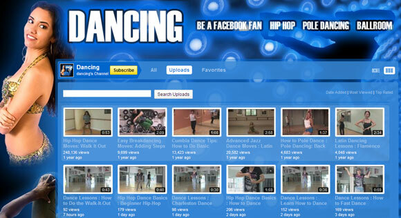lecții de dans gratuite online