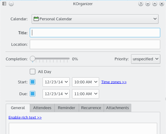 linux-calendare-KOrganizer-todo