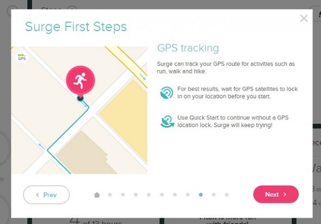 Servicii de localizare a tracker-ului de fitness