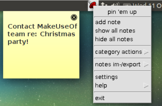 5 mici note adezive utile pentru Linux muo linux stickynotes pinemup