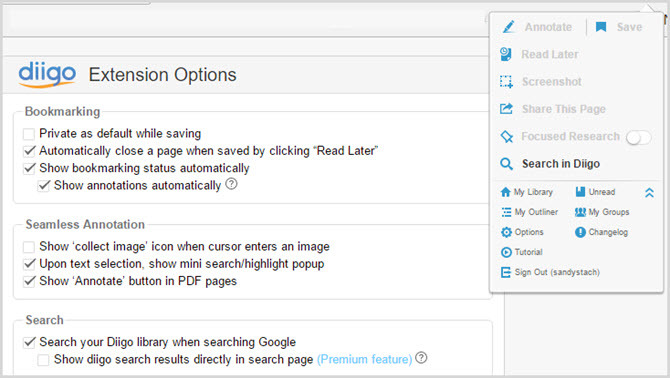 Diigo Anotează Chrome