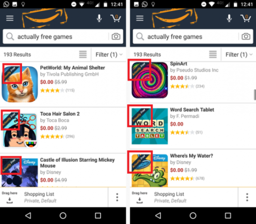 Google Play vs. Magazin Amazon: Care este mai bun? de fapt, magazinul Amazon gratuit 571x500