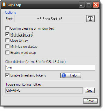 Windows clipboard