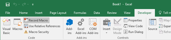 cum să înregistrezi o macro în excel 2016