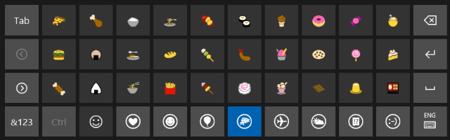 Windows 10 tastatură emoji