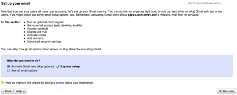 Ghidul Google Apps: e-mail gratuit și multe altele pe site-ul dvs. ggle page20image1440