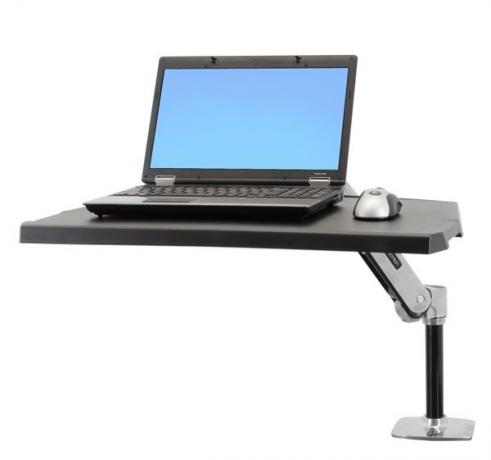 Ergotron WorkFit-S Dual cu Worksurface+ Review și Giveaway workfit p