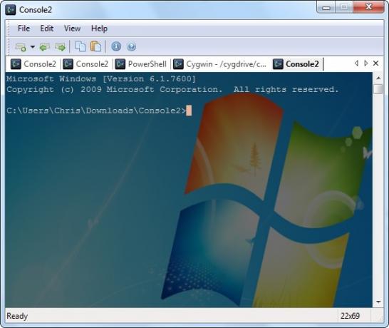 Sunteți bolnav de vechiul prompt de comandă din Windows 7? Upgrade la captură de ecran Console 11